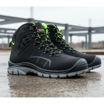 Pracovní oblečení Procera Obuv JUPITER S1 Velikost 46 (UK-11) černá/zelená
