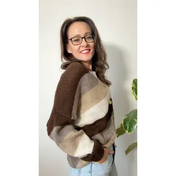 Dámská mikina BudesIN SVETR MELLOW HNĚDÝ UNI