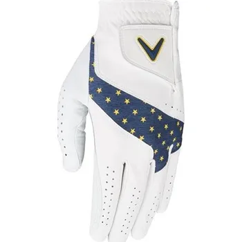 Rukavice Callaway rukavice Fusion Ryder Cup 25 Team EU - bílo modrá: Pánské LH M