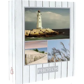 Fotoalbum Kožené fotoalbum 10x15/200BEACH bílé GEDEON