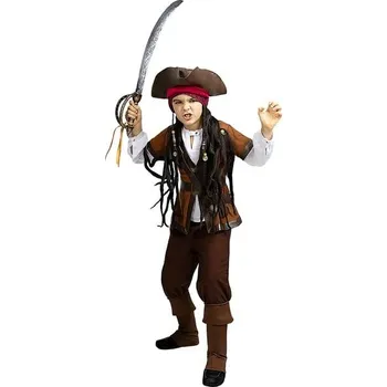 Funiglobal - Kostým pirát pro chlapce - Kolekce Karibik - 7-9 years