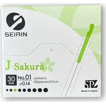 Jehla na akupunkturu SEIRIN ® J-Type - 0,14 x 30 mm