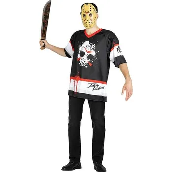 Karnevalový kostým Funiglobal - Kostým Pátek 13. Jason v hokejovém dresu - XL