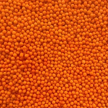 Jedlá dekorace na dort Cukrový máček oranžové barvy – veselé zdobení na Halloween 50 g