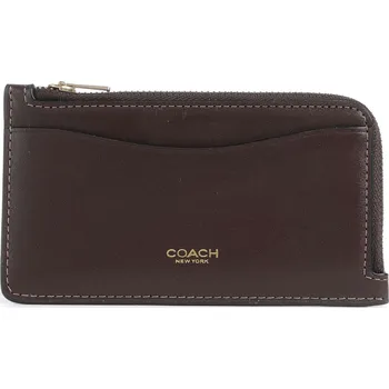 Peněženka Coach New York Pouzdro na kreditní kartu 7cm, L, tmavohnědá, kůže, 50543168