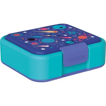 Dětské zboží Quokka Twist, Dělený plastový box na jídlo Space, 40262