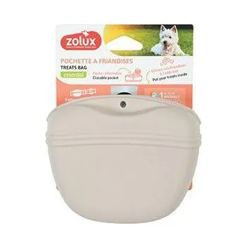 Pomůcka pro výcvik zvířete Kapsička na pamlsky SILIKON béžová Zolux