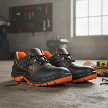 Pracovní obuv CERVA GROUP Polobotky PANDA BETA NEOS 01 Velikost 44 (UK-9 1/2) černá/oranžová