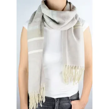 Šála Dámská šála CS006 - Uni / světle šedá