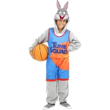 Karnevalový kostým Funiglobal - Kostým Bugs Bunny Space Jam pro děti - Looney Tunes - 7-9 years