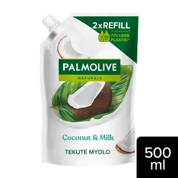 Mýdlo Palmolive Tekuté mýdlo Naturals náhradní náplň Coconut & Milk 500 ml