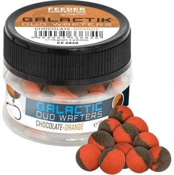 Boilies Carp Zoom Galactic Duo Wafters - 15 g/10 mm/Čokoláda-Pomeranč