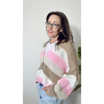 Dámská mikina BudesIN SVETR MELLOW RŮŽOVÝ UNI