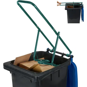 Odpadkový koš Lis na odpadky do popelnice, Barvy a parametry Zelená