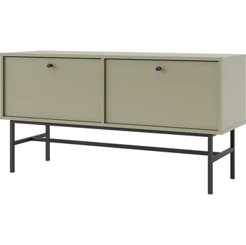 Televizní stolek TOKYO 3 e | TV stolek RTV 302 | 120,6 cm | eukalyptová/černá