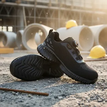 Pracovní obuv Procera Polobotky TEXO-FLY LINES SPIN SB Velikost 42 (UK-8) černá/šedá