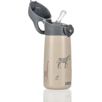 Termoska ZOPA Termoska na pití s pítkem 400 ml, Dino varianta: safari