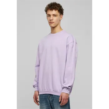 Pánská mikina Heavy Terry Garment Dye Crew - lilac 3XL