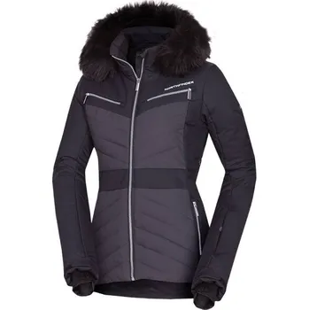 Dámská lyžařská bunda Northfinder THEA XS Černá, Tmavě šedá