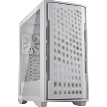 Cougar gaming COUGAR PC skříň UNIFACE White Mid Tower Mesh Front Panel 2 x ARGB Fans TG Left Panel CGR-5C78W