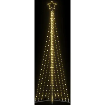 Vánoční dekorace vidaXL LED vánoční stromek 495 ch LED diod 300,5 cm [4016436] Barva: Teplá bílá