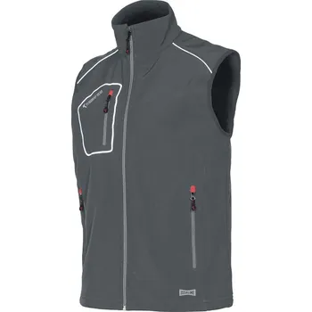 Dámská vesta INDUSTRIAL STARTER Softshelová vesta SNAPPY Velikost: M, Barvy: šedá