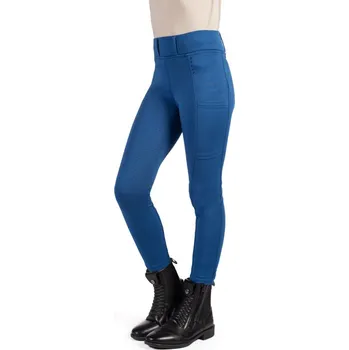 Vybavení pro jezdce Dětské jezdecké legíny HKM -Lana II- Style Modrá 158/164