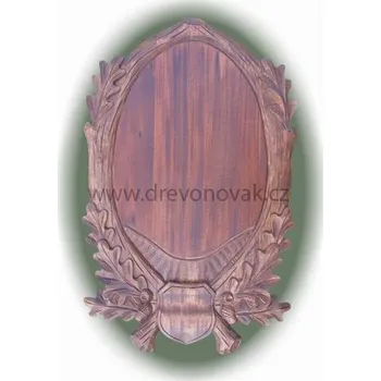 Dřevo Novák Podložka pod trofej č.418 prsa muflon - 418 hnědá