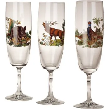 Sklenice Komas - sklo 05/1 sada 6x sklenička „šampus I.“ 0,25 l