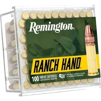 Příslušenství pro sportovní střelbu Remington Náboj kulový Remington, Ranch Hand, .22LR, 40GR (2,6g), Plated Round Nose