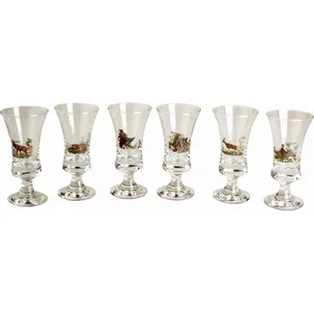 Sklenice Komas - sklo 06/1 sada 6x sklenička „Jägermeister“ 0,035 l