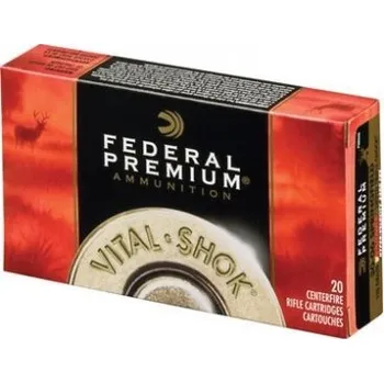 Sportovní střelba Federal Náboj kulový Federal, Premium Vital Shok, .308 Win, 165GR (10,6g), Trophy Bonded Tip