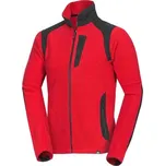 Pánská mikina Northfinder SZYMON L Červená, Černá