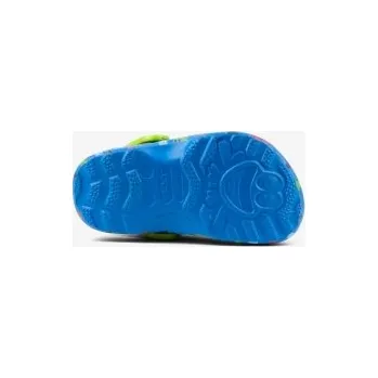 Dívčí pantofle COQUI COQUI Little Frog + Amulet K royal/lime dino, Velikost 25/26