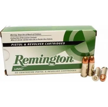 Sportovní střelba Remington Náboj kulový Remington, UMC, .38 Super Auto, 130GR (8,4g), FMJ
