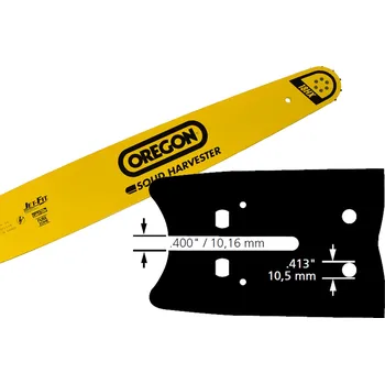Pilová lišta Harvestorová lišta OREGON Solid N114, 75cm, 2mm, .404", 752HSFN114
