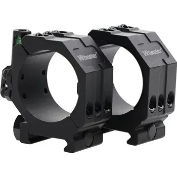 Airsoft Wheeler Engineering Montážní kroužky Picatinny s integrovanou libelou – 34mm, nízké