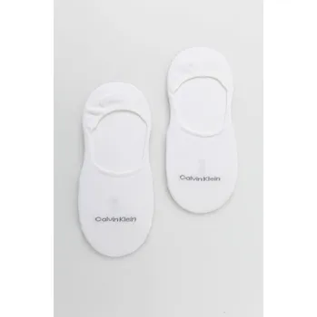Dámské ponožky Ponožky Calvin Klein 2-pack dámské, bílá barva, 701218771 701218771.NOS 00X, vel. 35/38