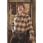 Orbis Trachten pánská flanelová košile velmi teplá košile: 49/50