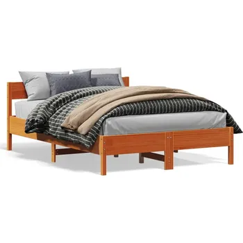 Postel zahrada-XL Postel bez matrace voskově hnědá 135 x 190 cm masivní borovice 842773