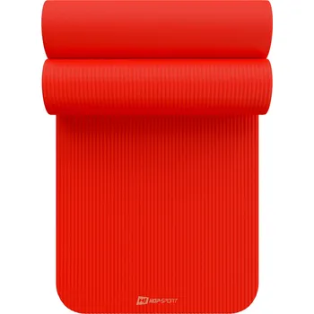 HOP-SPORT NBR podložka na cvičení 2 cm - 190x60 cm, protiskluzová 190cm ČERVENÁ