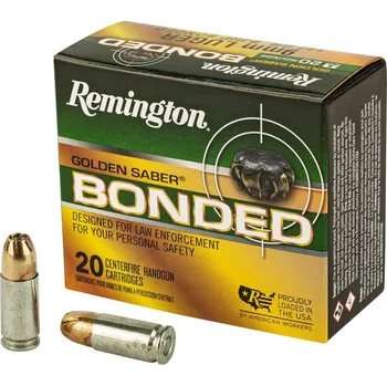 Příslušenství pro sportovní střelbu Remington Náboj kulový Remington, Golden Sabre, 9mm Luger, 147GR (9,52g), BJHP Bonded