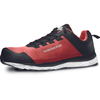 Těžké boty CERVA Bezpečnostní obuv SUPER SET S1P ESD Velikost: 35, Barvy: Červená