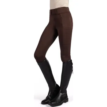 Sport Dětské jezdecké legíny HKM -Lana II- Style Hnědá 170/176