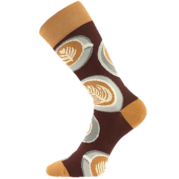 Pánské ponožky Ponožky - Káva 3 - velikost 43-46 (Velikost 43-46)