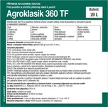 Mercata Agroklasik TF 360- 20l - Osvědčení: Nemám osvědčení žádného stupně!