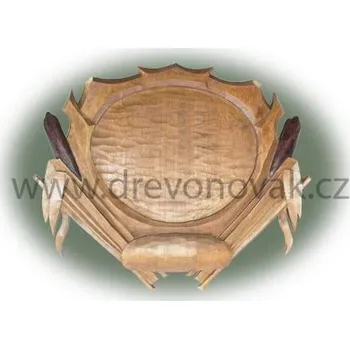 Dřevo Novák Podložka pod trofej č.454 - tónovaná s černými palachy