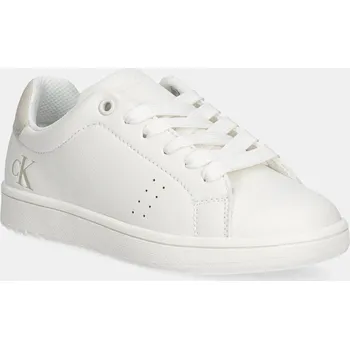 Dívčí tenisky Dětské tenisky Calvin Klein Jeans bílá barva, V3X9-83156 V3X9.83156.30.34 00X, EUR 30