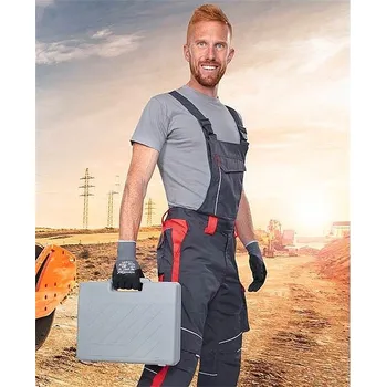 montérky NEON laclové šedo-červené Varianta: NEON laclové šedo-červené