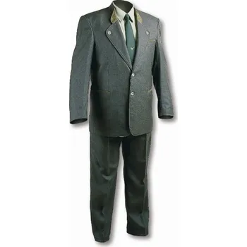 Pánský oblek Afars Oblek M se zeleným doplňkem Velikost: 56/3